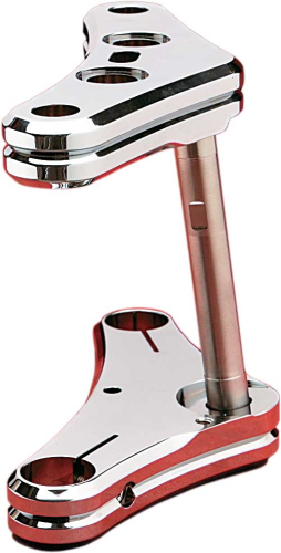 Accutronix - Accutronix 41mm Triple Tree - 7 Deg. Elite - Chrome - TWR741-EC