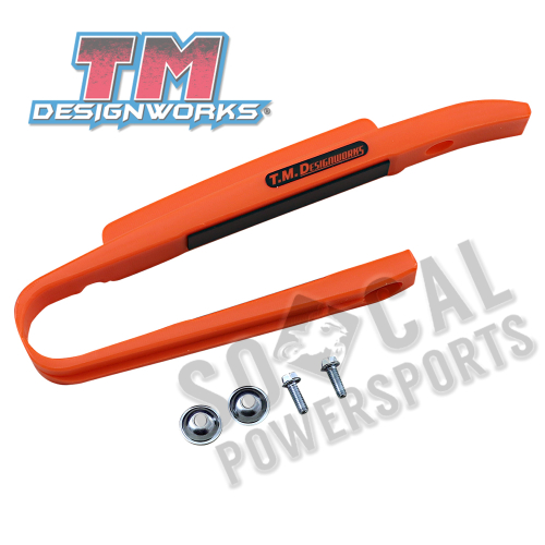 T.M. Designworks - T.M. Designworks Baja-Rally Endurance 2 Stage Chain Slider - Orange - KTM-BR1-OR