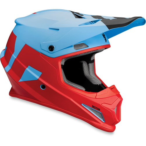 Thor - Thor Sector Level Helmet  - XF-2-0110-5148 - Matte Blue/Red - X-Small