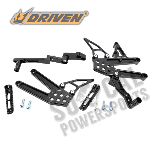 Driven Racing - Driven Racing TT Rearset - DRP-731-BK