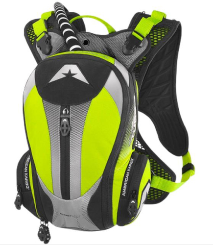 American Kargo - American Kargo Turbo 2L Hydration Pack - Hi-Viz Yellow - 3519-0013