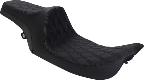 Drag Specialties - Drag Specialties Predator III Seat - Double Diamond - Black Thread - 0801-1129