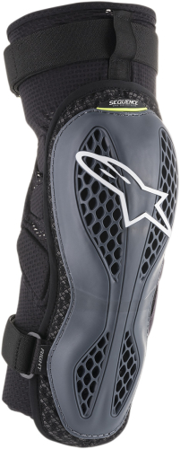 Alpinestars - Alpinestars Sequence Knee Protector - 65026181452XL - Anthracite/Fluorescent Yellow - 2XL