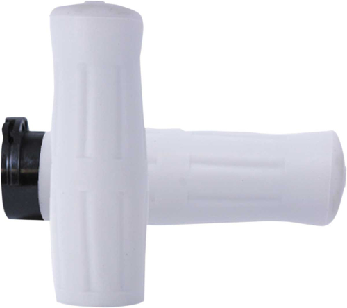Avon Grips - Avon Grips Old School Grip - H-D with Throttle Slide - Coke Bottle White - OLD-69-WHITE