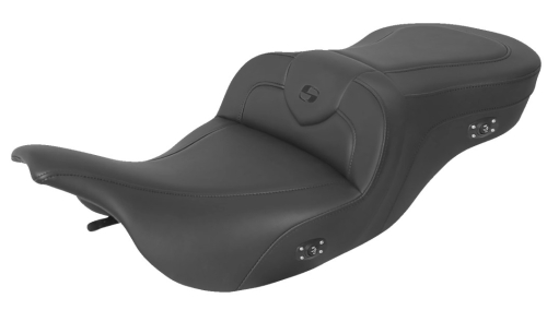 Saddlemen - Saddlemen Heated Road Sofa Seat - without Driver's Backrest - 897-07-187HCT