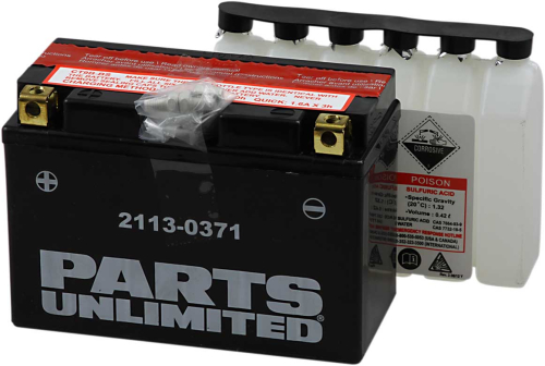 Parts Unlimited - Parts Unlimited AGM Maintenance Free Battery - 2113-0371