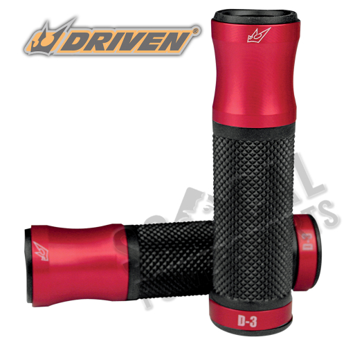 Driven Racing - Driven Racing D3 Grips - Red/Black - D3RD2