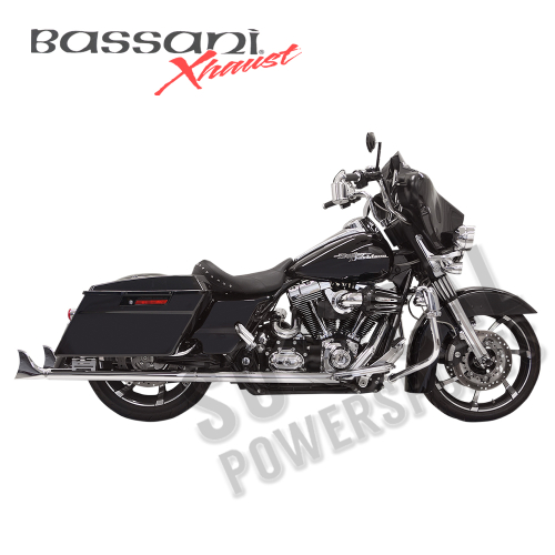 Bassani Manufacturing - Bassani Manufacturing 2-1/4in. Fishtail Slip-On - 33in. - 1F17E33