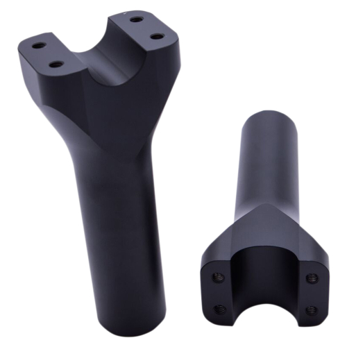 Trask Performance - Trask Performance Assault Risers for 1-1/4in. Handlebars - 6in. - Black Reverse Cut - TM-8601-6RC