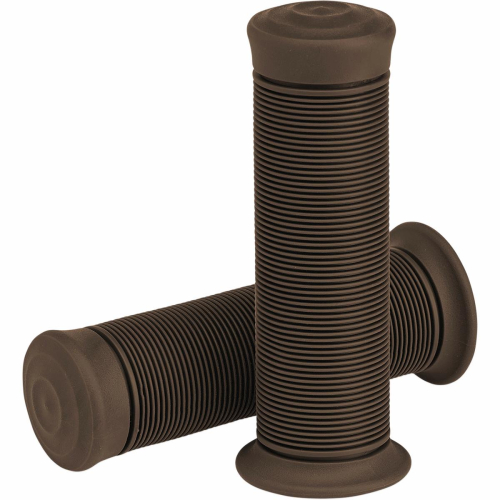 Biltwell Inc. - Biltwell Inc. Kung Fu Grips for 7/8in. Handlebars - Chocolate - GRKFU78CO