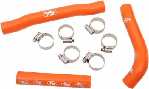 Moose Racing - Moose Racing Radiator Hose/Clamp Kit - Orange - MBU-KTM-73-OR