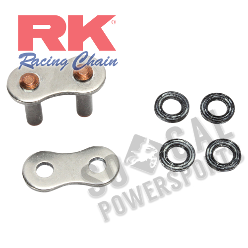 RK - RK Rivet Connecting Link for 525 GXW XW-Ring Chain - Black - BK525GXW-RL
