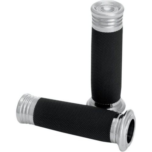 Performance Machine - Performance Machine Merc Grips - Chrome - 0063-2056-CH
