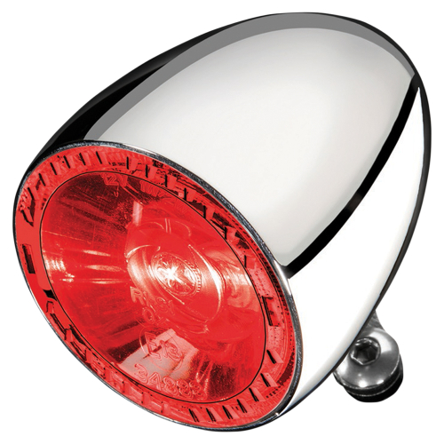Kuryakyn - Kuryakyn Bullet 1000 Rear Marker Light by Kellermann - Clear Lens/Chrome Housing - Red/Red Light - 2860