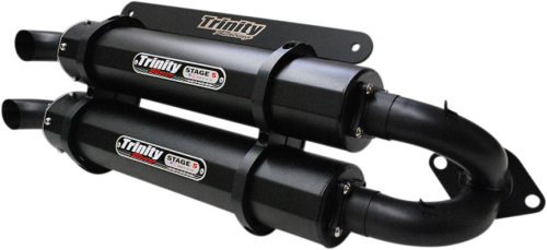 Trinity Racing - Trinity Racing Stage 5 Dual Exhaust System - Cerakote Finish - TR-4118S-CB