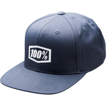 100% - 100% Icon Snapback Hat - 20044-00003 - Charcoal - OSFM