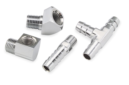 Gardner-Westcott - Gardner-Westcott Oil Line Fitting - Straight - 1/8in.-27 NPT to 3/8in. Hose (10) - 7-90TD-6X2