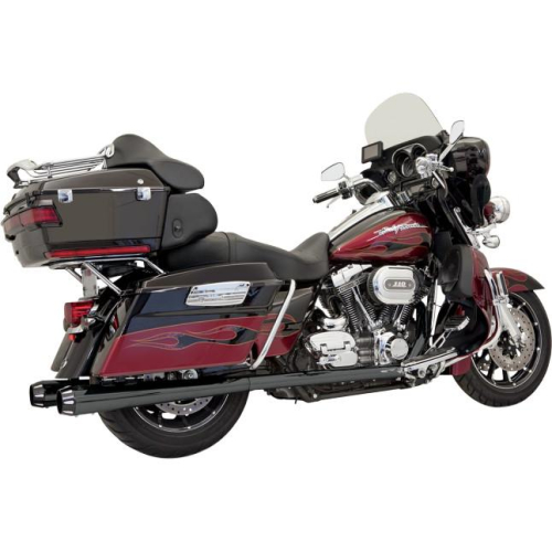 Bassani Manufacturing - Bassani Manufacturing Power Curve True-Dual Crossover Header Pipes - Black - 11225A