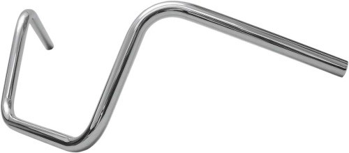 Flanders - Flanders 1in. Mini Ape Hanger Springer Classic Bend Handlebar - Knurled and Dimpled - Chrome - 650-08097