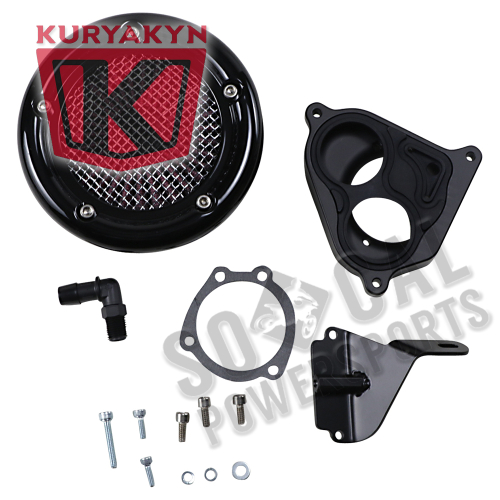 Kuryakyn - Kuryakyn Velociraptor Air Cleaner - Black - 9519
