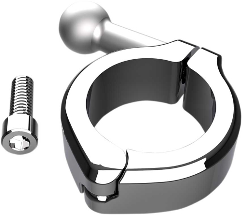 Ciro - Ciro Aluminium Clamp - 1-1/4in. Round Bars - Chrome - 50130