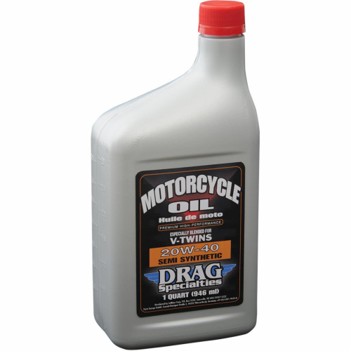 Drag Specialties - Drag Specialties Semi Synthetic Motorcycle Oil - 20W40 - 3601-0476