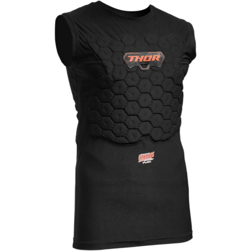 Thor - Thor Comp Xp Flex Deflector Short Sleeve - 2701-0952 - Black - Lg-XL
