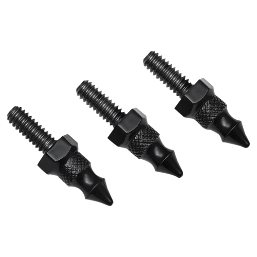 Kuryakyn - Kuryakyn Windshield Mounting Spikes - Gloss Black - Set - 5712