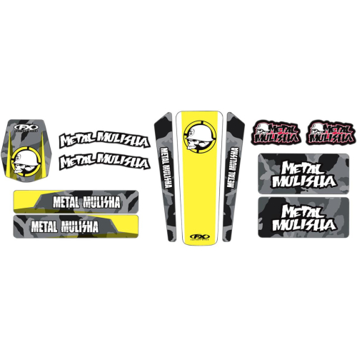 Factory Effex - Factory Effex Metal Mulisha 2018 Universal Trim Kit - Suzuki - 21-50460