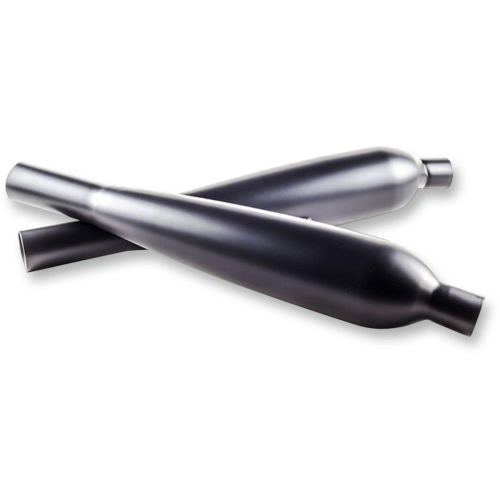British Customs - British Customs Sleeper Pro Muffler for Triumph - Black Finish - BC902-120-B