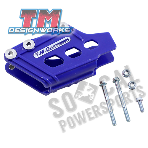 T.M. Designworks - T.M. Designworks Dirt Cross Polifibar Rear Chain Guide Shell - Blue - RCG-SYM-BU