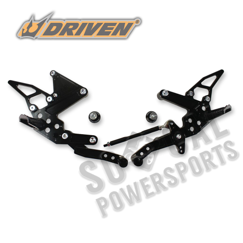 Driven Racing - Driven Racing TT Rearset - DRP-726-BK