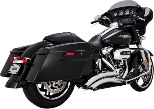 Vance & Hines - Vance & Hines Big Radius 2-Into-2 Exhaust System - Chrome - 26073