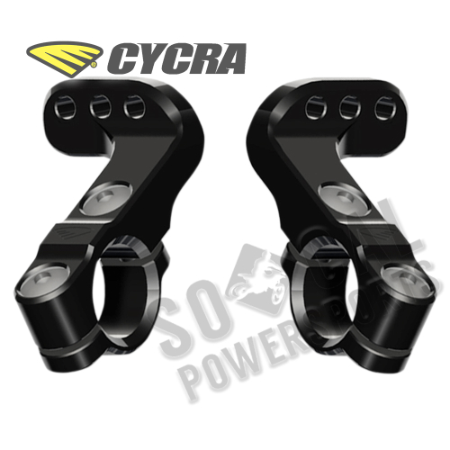 Cycra - Cycra CRM Ultra Center Mount Clamp - Black Anodized - 1CYC-1364-12