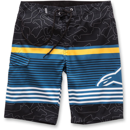 Alpinestars - Alpinestars Laptime Boardshort - 101724007-10-30 - Black - 30