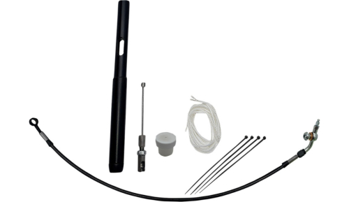 Fat Baggers, Inc. - Fat Baggers, Inc. EZ Install Handlebar Kit - Black Braided - 109914-B