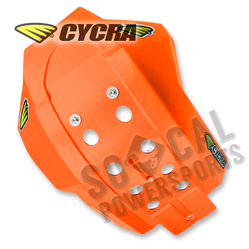 Cycra - Cycra Full Armor Skid Plate - Orange - 1CYC-6212-22