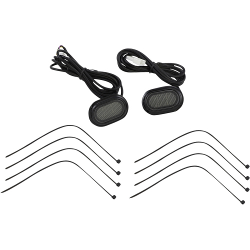 Custom Dynamics - Custom Dynamics Plugz Antenna Grommet Lights - Smoke Lens, Gloss Black Trim - CD-PLUG-SB
