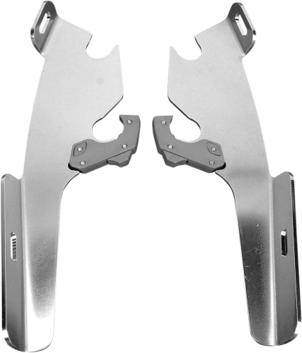 Memphis Shades - Memphis Shades Plates-Only Kit for Changing Sportshield to Fats/Slim - Polished - MEM 8873