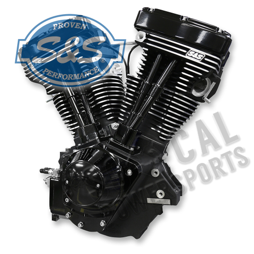 S&S Cycle - S&S Cycle V111 Long Block Engine - Black - 310-0829