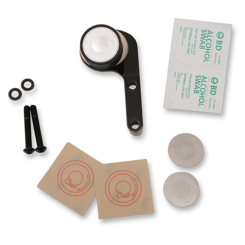 Klock Werks - Klock Werks iOmounts Handlebar Perch Mount Kit - Right Hand - Black - KW05-01-0380-RB