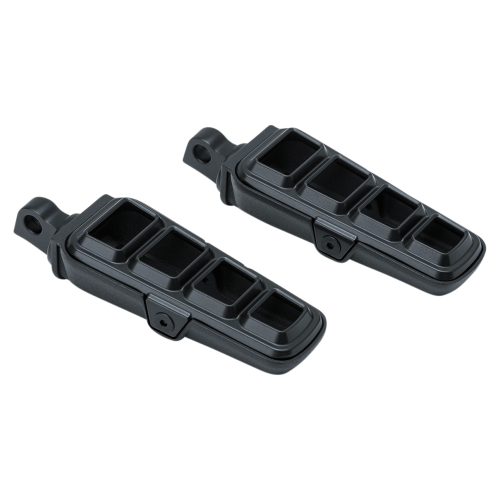 Kuryakyn - Kuryakyn Dillinger Footpegs with Male-Mount Ends - Satin Black - 6667