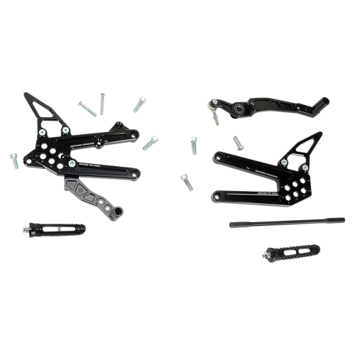 Driven Racing - Driven Racing TT Rearset - DRP-704-BK