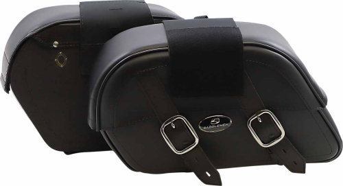 Saddlemen - Saddlemen Drifter Slant Saddlebag - Throw Over - 15 1/2in.L x 9 1/2in.H x 5in.D - 3501-0319