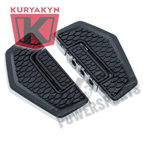 Kuryakyn - Kuryakyn Hex Folding Mini Boards without Adaptor - Chrome - 5908