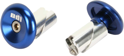 ODI - ODI Aluminum End Plugs - Blue - L71APU