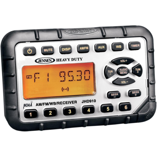 JENSEN - Jensen JHD910 Mini Am/FM/WB Stereo with Audio Aux-In - JHD910