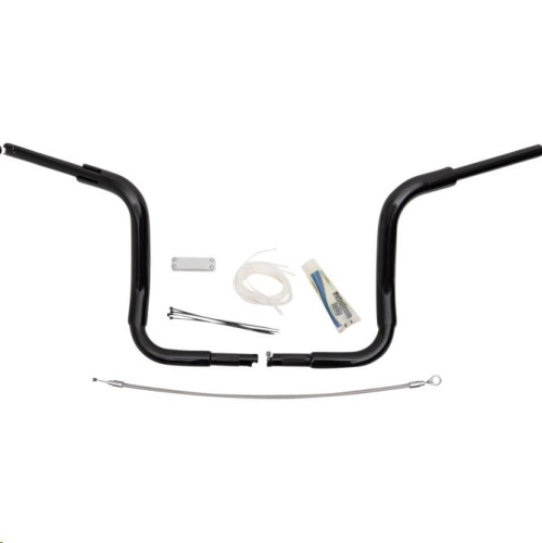 Fat Baggers, Inc. - Fat Baggers, Inc. 1-1/2in. EZ Install Pointed Top Handlebar Kit - Black - 809412-B
