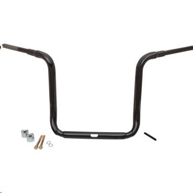LA Choppers - LA Choppers 1-1/2in. Traditional Ape Hanger Handlebar - Black - LA-7323-16B