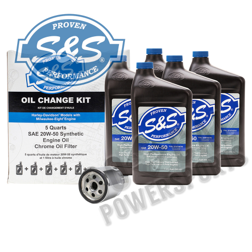S&S Cycle - S&S Cycle Oil Change Kit - 162233
